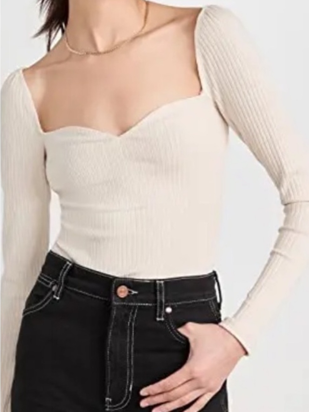 Reformation October knit top